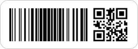 1D and 2D  barcode label