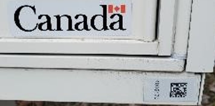 Canada Post 2D label